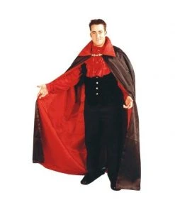 Alexander Costumes Adult Reversible Satin Vampire Cape Costume Accessories