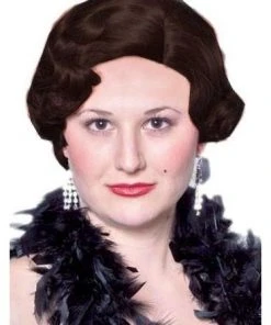 Brands On Sale Costume Wigs Black Roaring 20's Flapper Wig