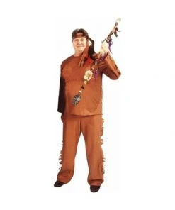 Alexander Costumes Men's Costumes Adult Plus Size Deluxe Indian Warrior Costume