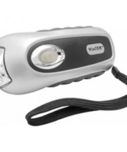 Viatek Dynabrite Hand Crank LED Flashlight Unique Gifts