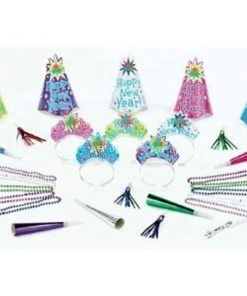 Amscan Light Up The New Year Party Kit For 10 People